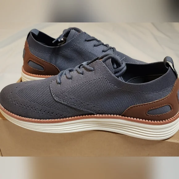 BOGO $2 Men's Gray Casual Shoes 9.5 NIB - Picture 10 of 13